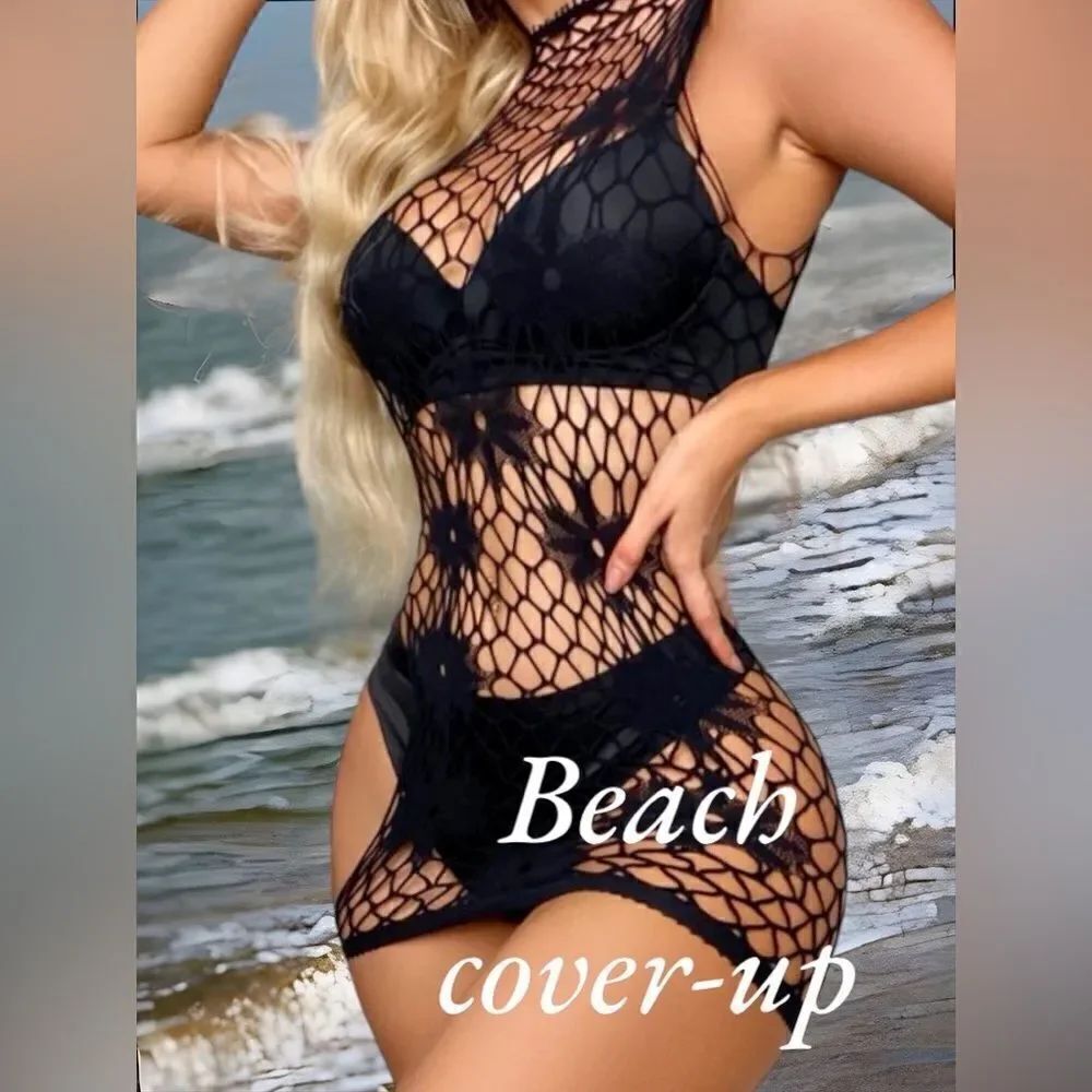 Amazing Mesh Top/Intimate/Intimate/Cover-up, O/S High Stretch - new - Picture 4 of 9
